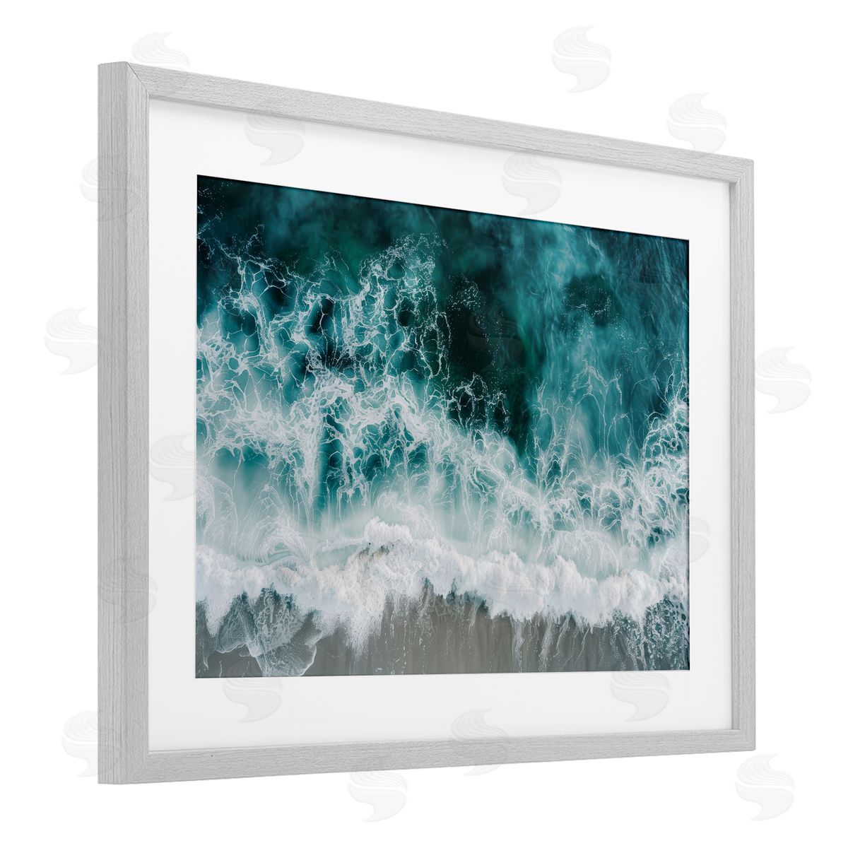 Lazar Studio Turbulent Hazy Waters Canvas Wall Art Print