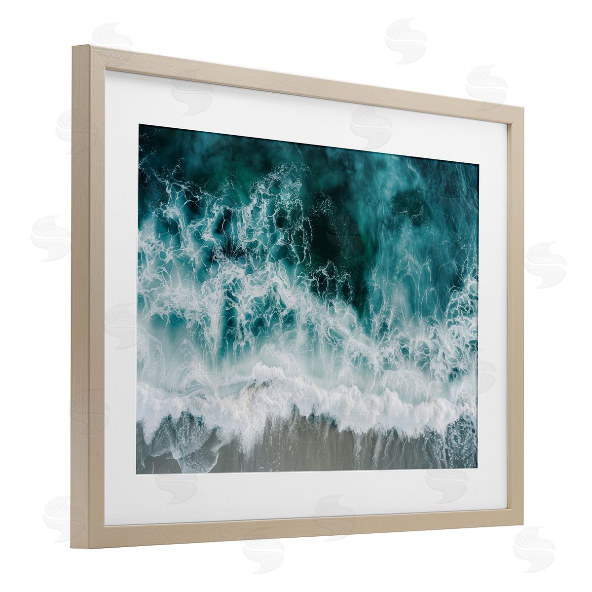 Lazar Studio Turbulent Hazy Waters Canvas Wall Art Print