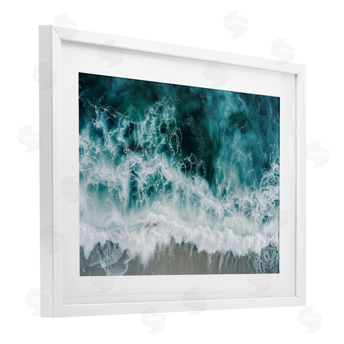 Lazar Studio Turbulent Hazy Waters Canvas Wall Art Print