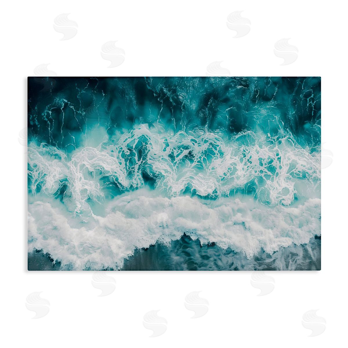 Lazar Studio Coastal Hazy Waters Canvas Wall Art Print