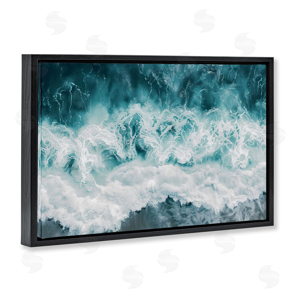 Lazar Studio Coastal Hazy Waters Canvas Wall Art Print