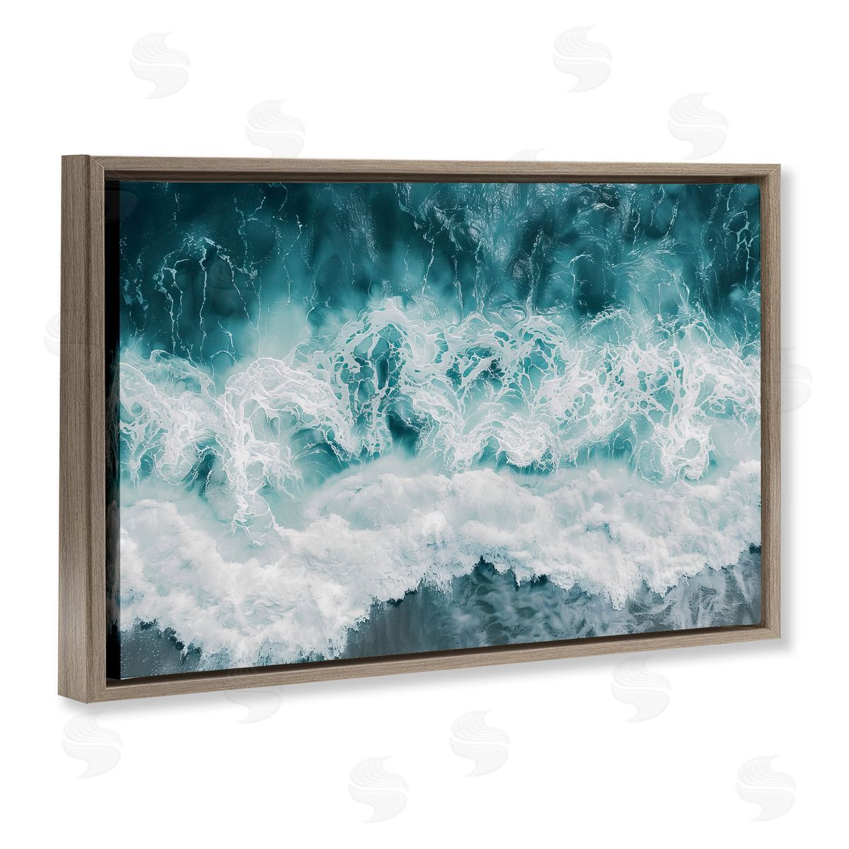 Lazar Studio Coastal Hazy Waters Canvas Wall Art Print