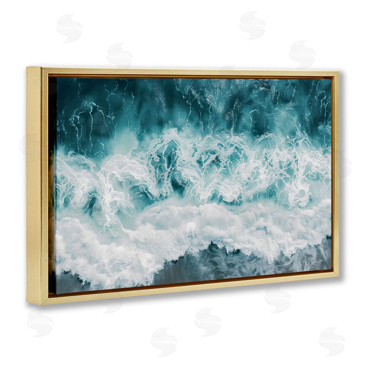 Lazar Studio Coastal Hazy Waters Canvas Wall Art Print