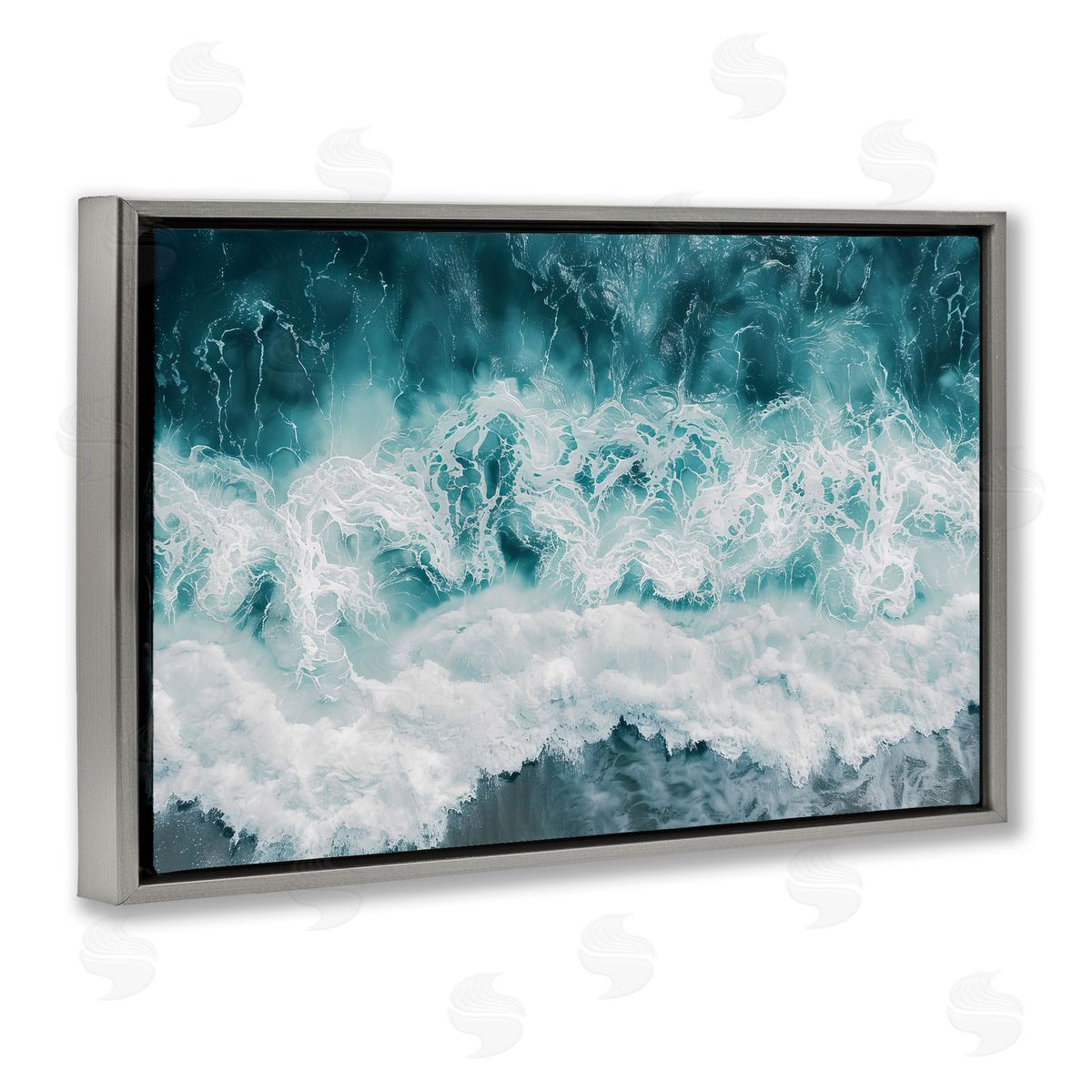 Lazar Studio Coastal Hazy Waters Canvas Wall Art Print