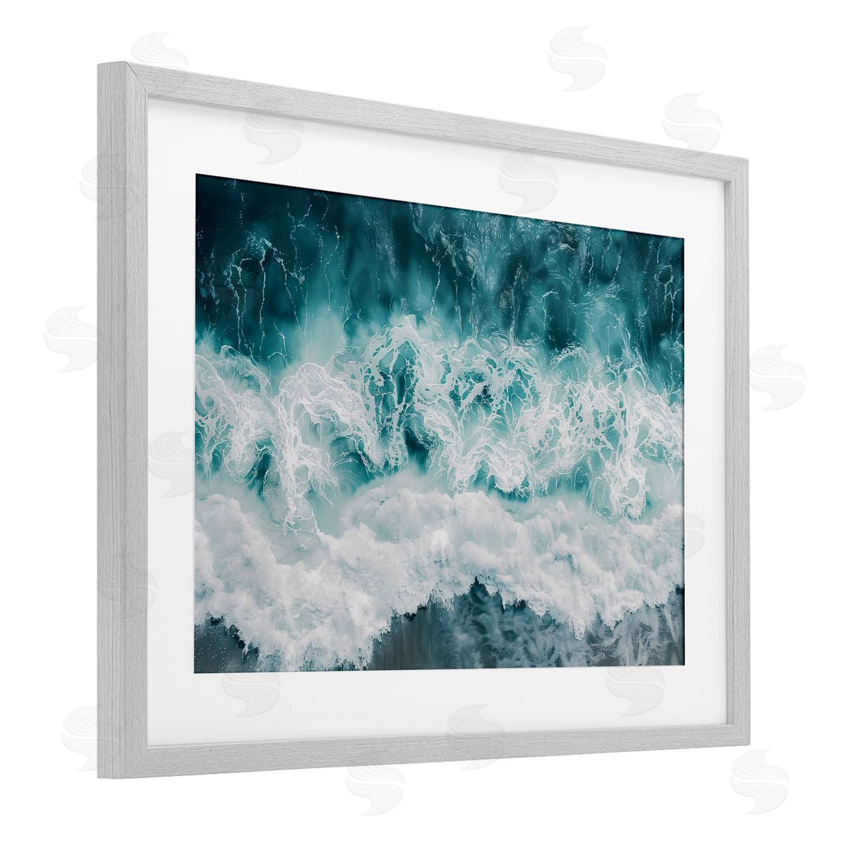 Lazar Studio Coastal Hazy Waters Canvas Wall Art Print