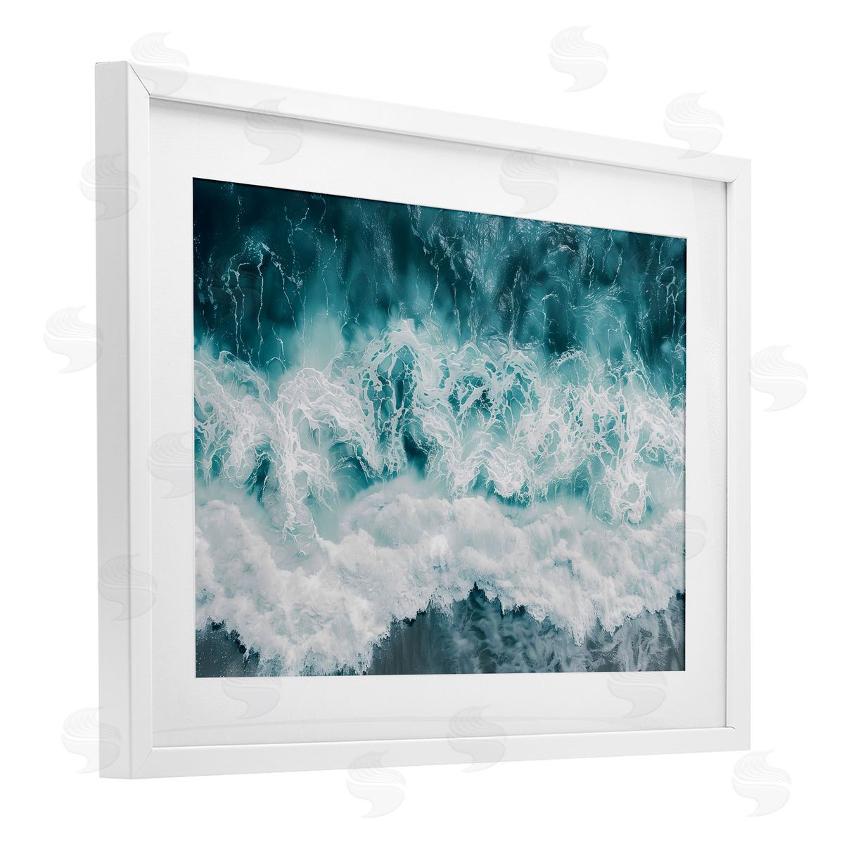 Lazar Studio Coastal Hazy Waters Canvas Wall Art Print