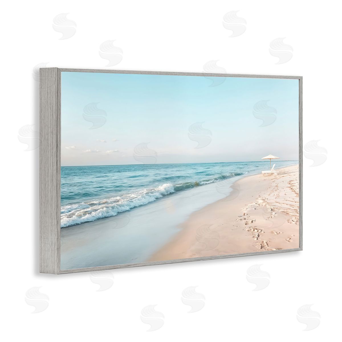 Lazar Studio Summer Sunlit Shoreline Canvas Wall Art Print