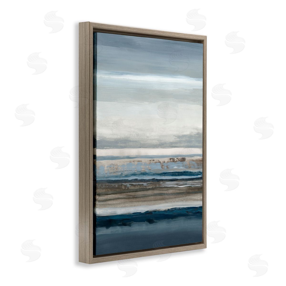 Hannah Dawson Shoreline Echoes Abstraction Canvas Wall Art Print