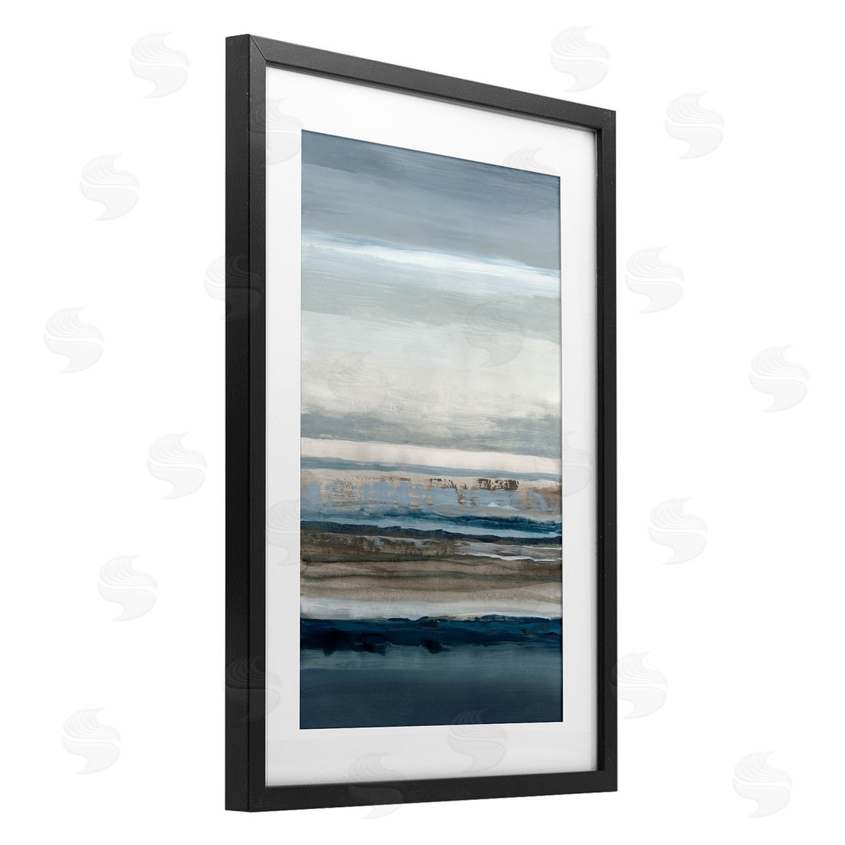 Hannah Dawson Shoreline Echoes Abstraction Canvas Wall Art Print