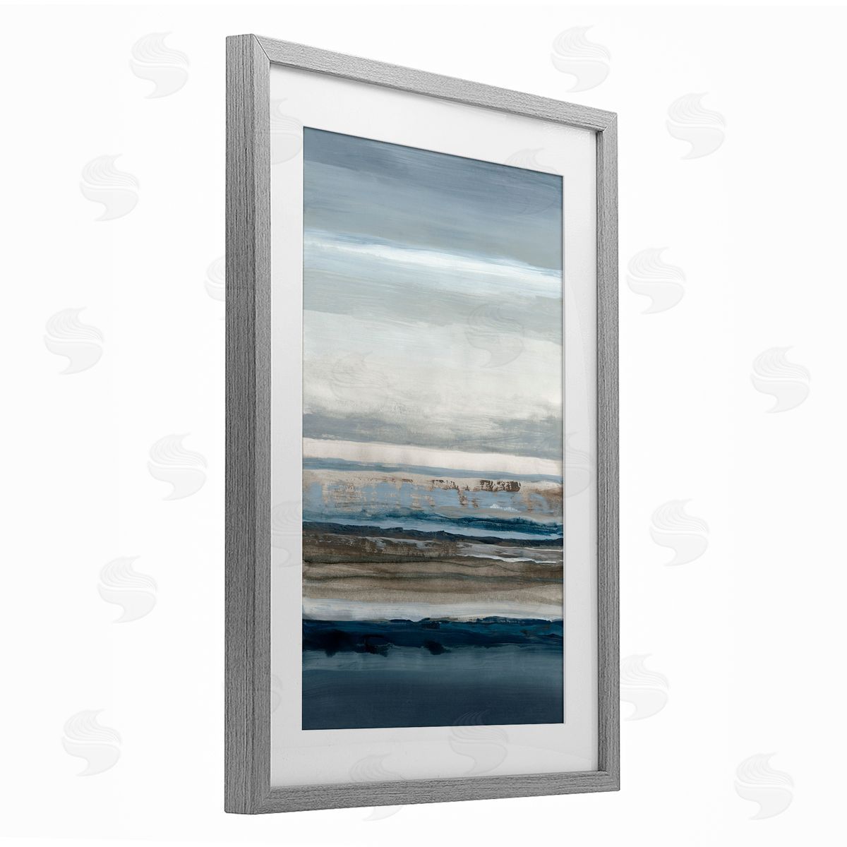 Hannah Dawson Shoreline Echoes Abstraction Canvas Wall Art Print