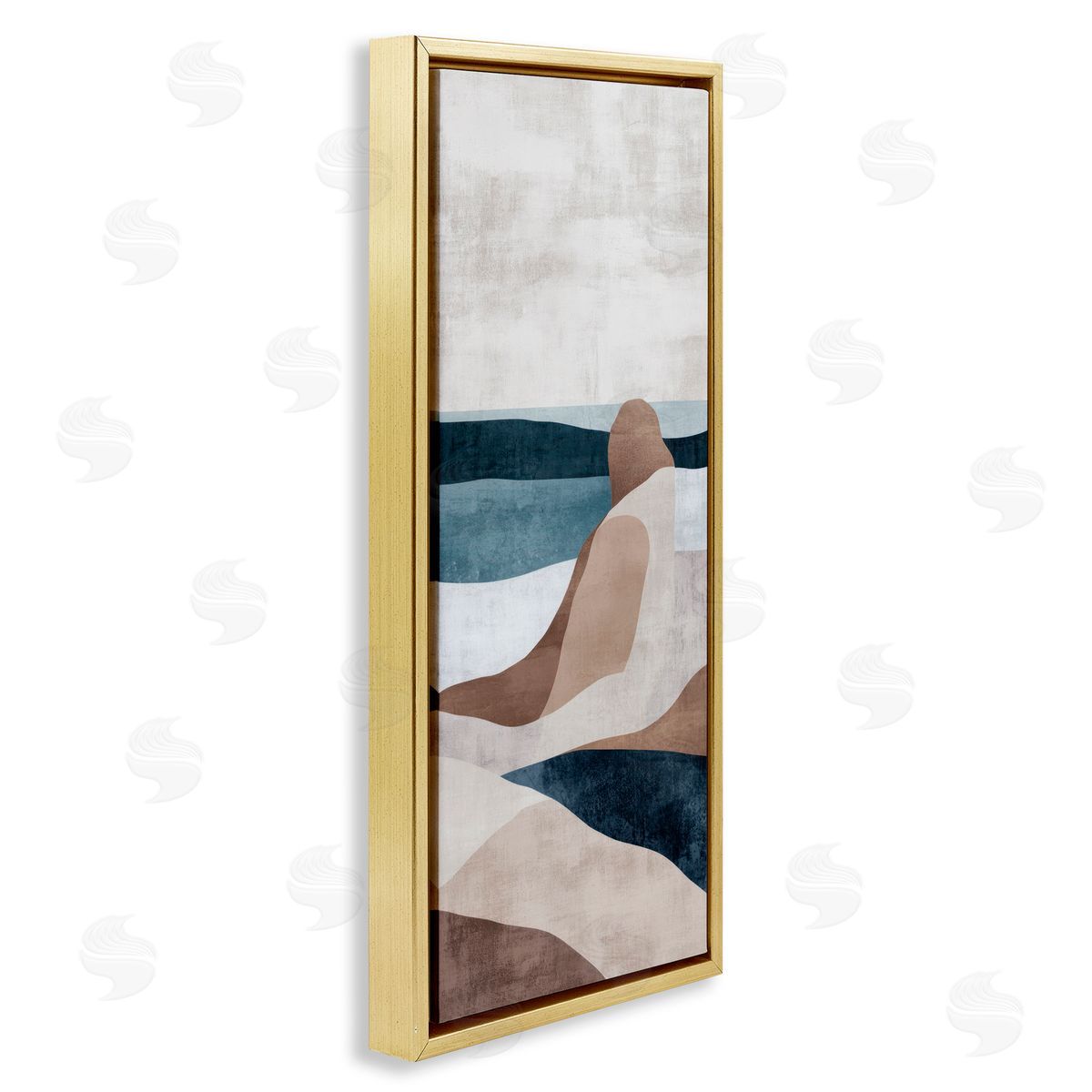 Irena Orlov Living Current Earthy Shapes Canvas Wall Art Print