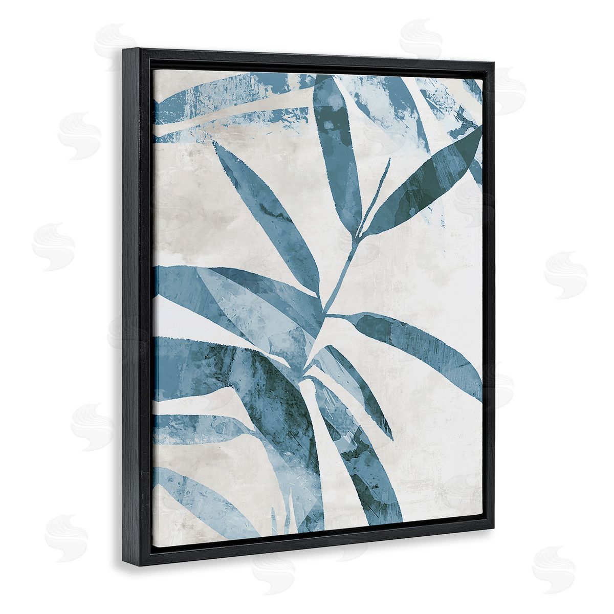 Aoibhne Hogan Blue Twilight Palms Canvas Wall Art Print