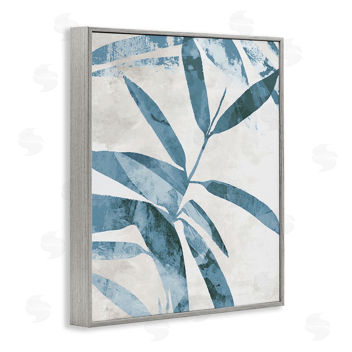 Aoibhne Hogan Blue Twilight Palms Canvas Wall Art Print