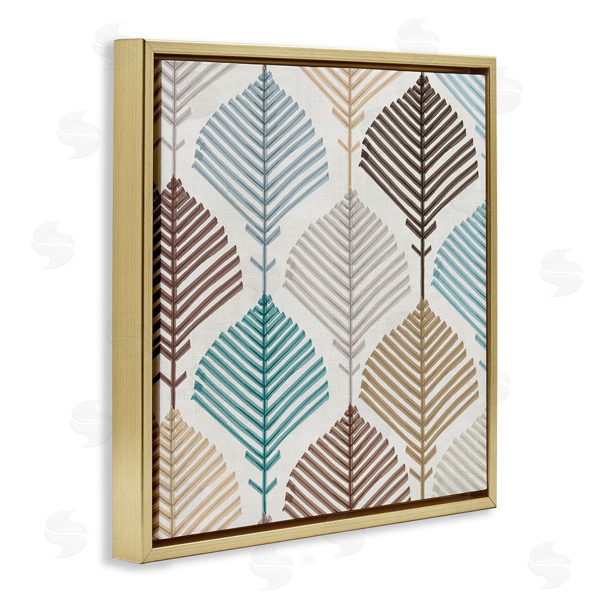 Eli Jones Boho Leaf & Stem Canvas Wall Art Print