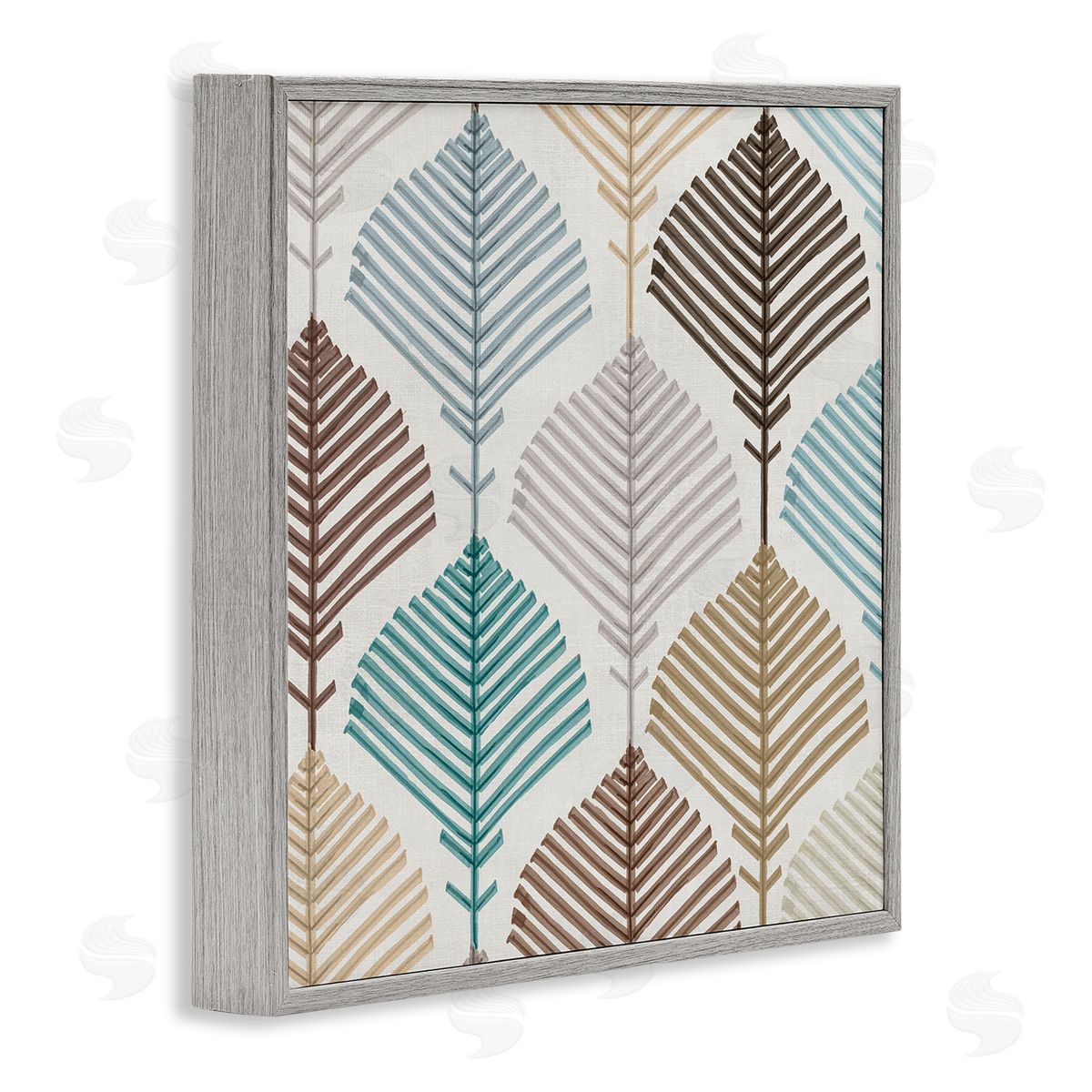 Eli Jones Boho Leaf & Stem Canvas Wall Art Print