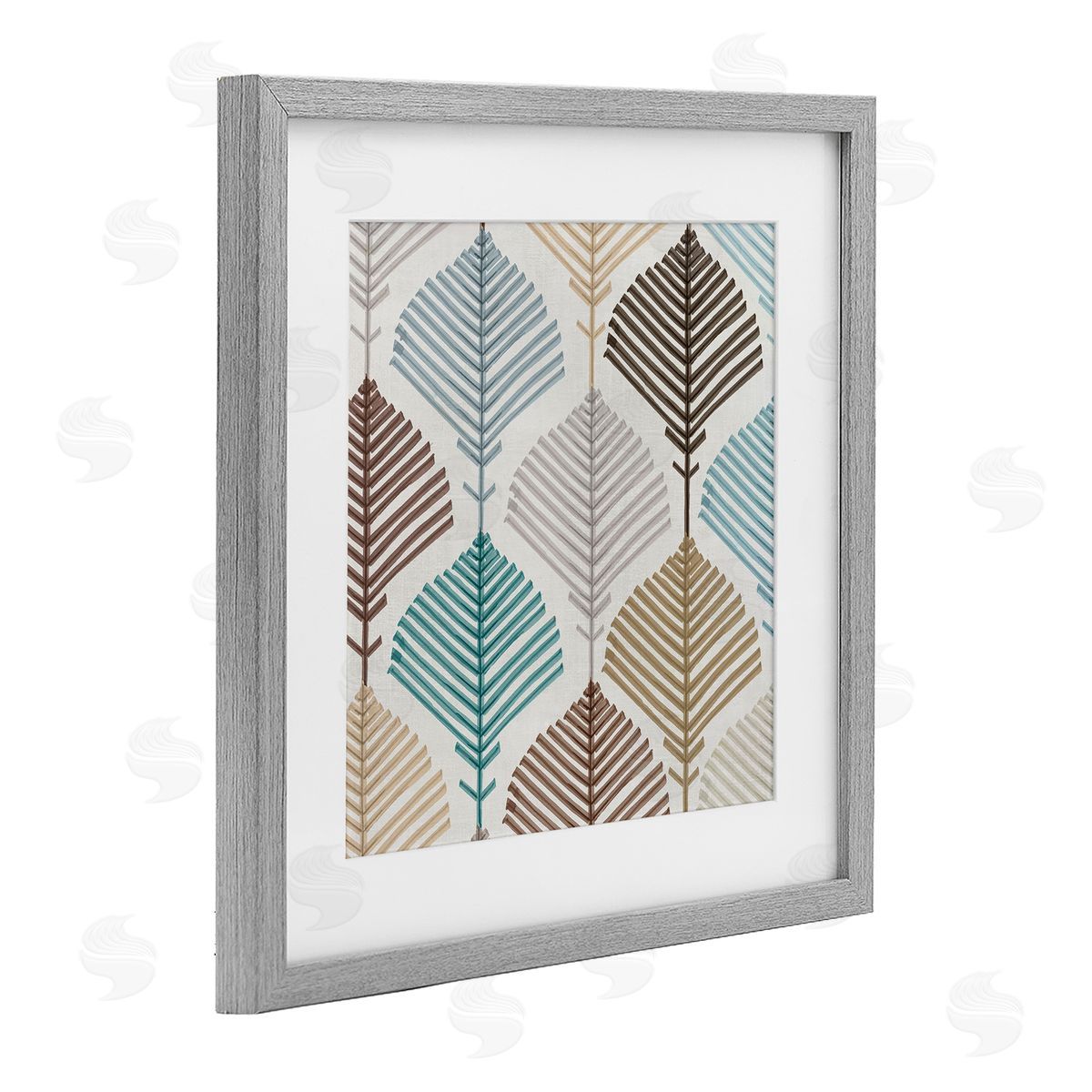 Eli Jones Boho Leaf & Stem Canvas Wall Art Print
