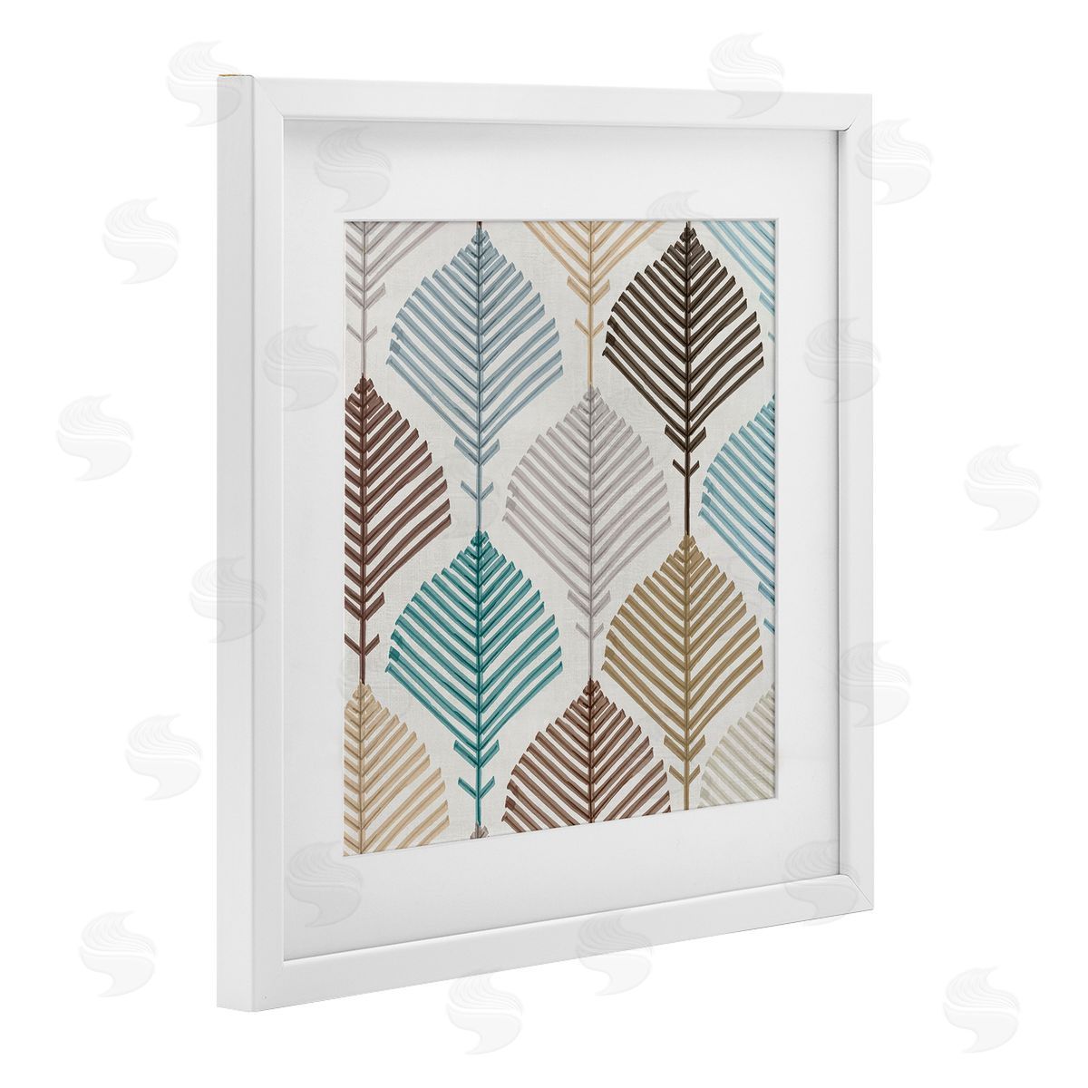 Eli Jones Boho Leaf & Stem Canvas Wall Art Print