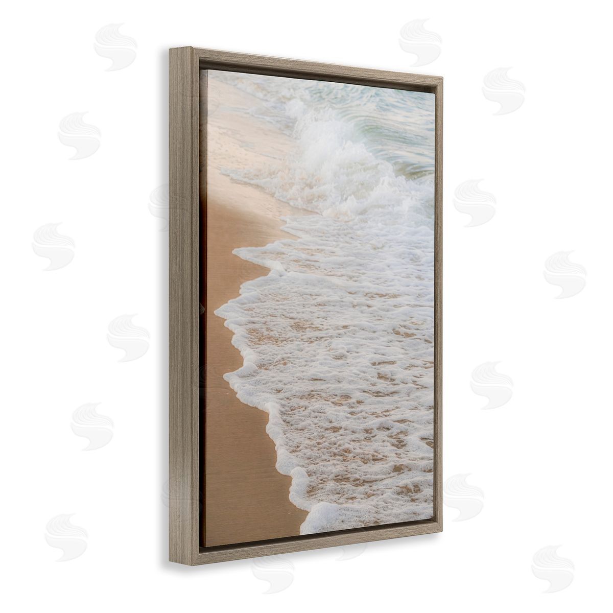 J:L Design Eternal Crest Shoreline Canvas Wall Art Print