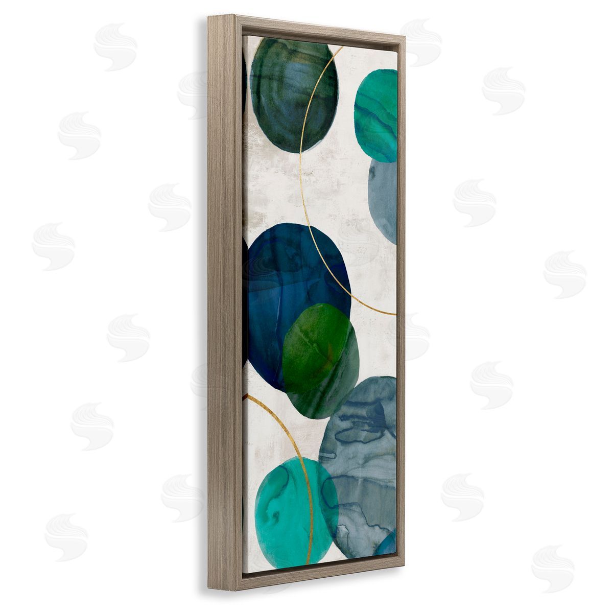 Jacob Q Rotating Flow Geometrics Canvas Wall Art Print