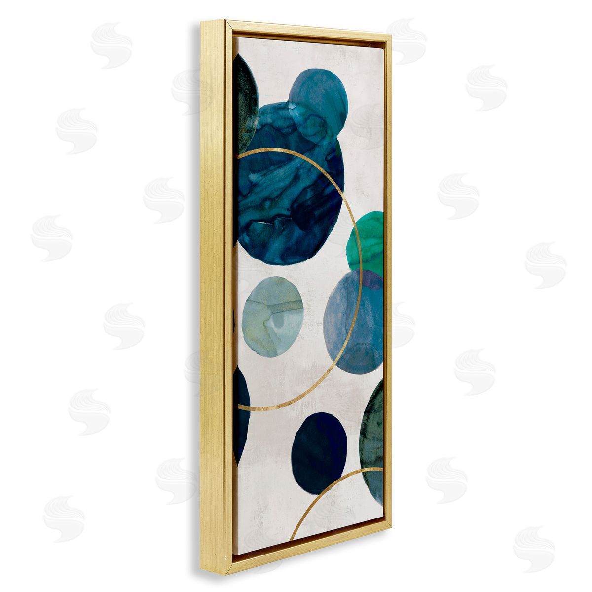 Jacob Q Flowing Rotation Circles Canvas Wall Art Print