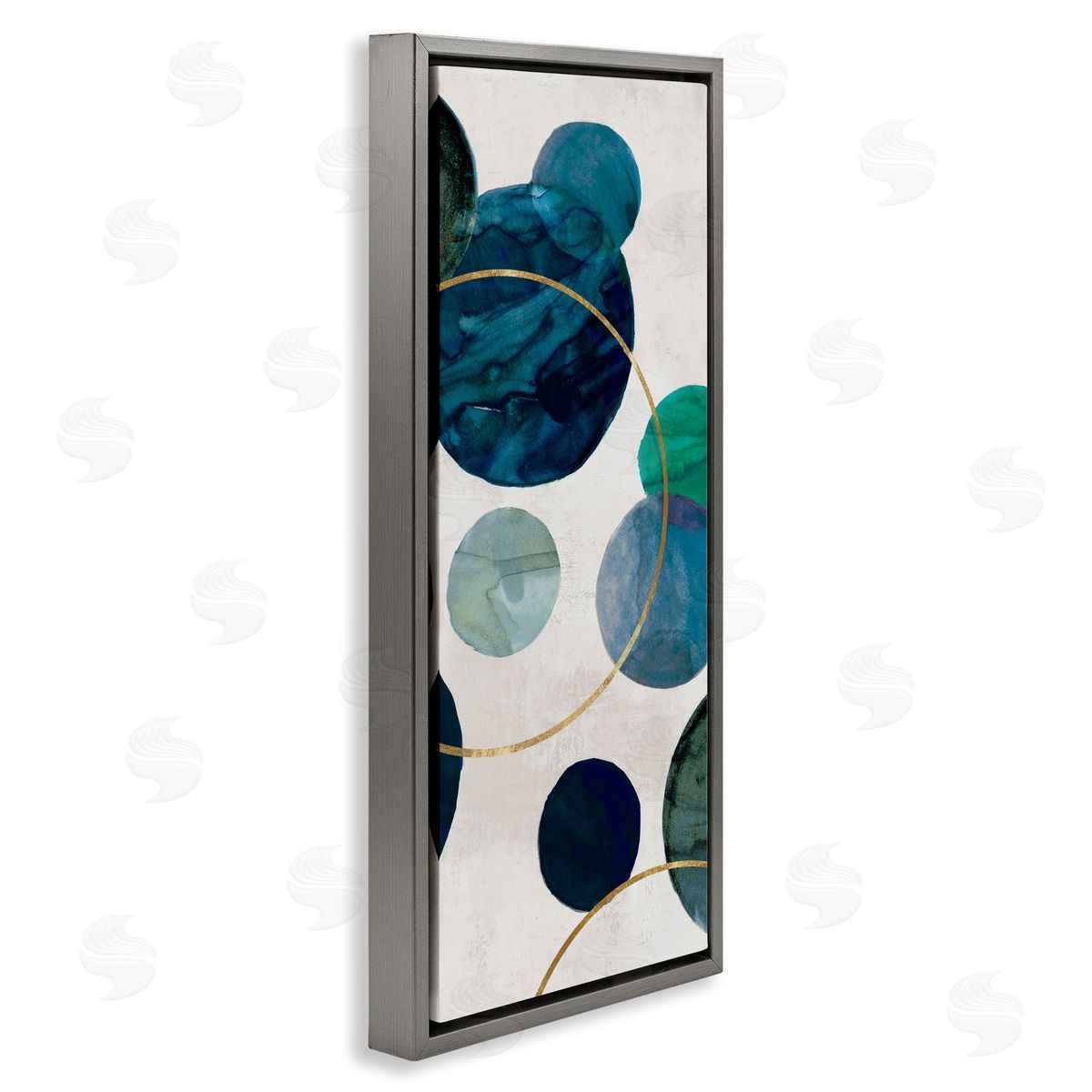 Jacob Q Flowing Rotation Circles Canvas Wall Art Print