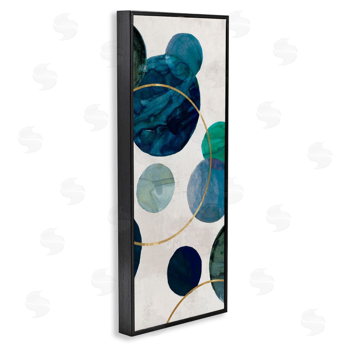 Jacob Q Flowing Rotation Circles Canvas Wall Art Print