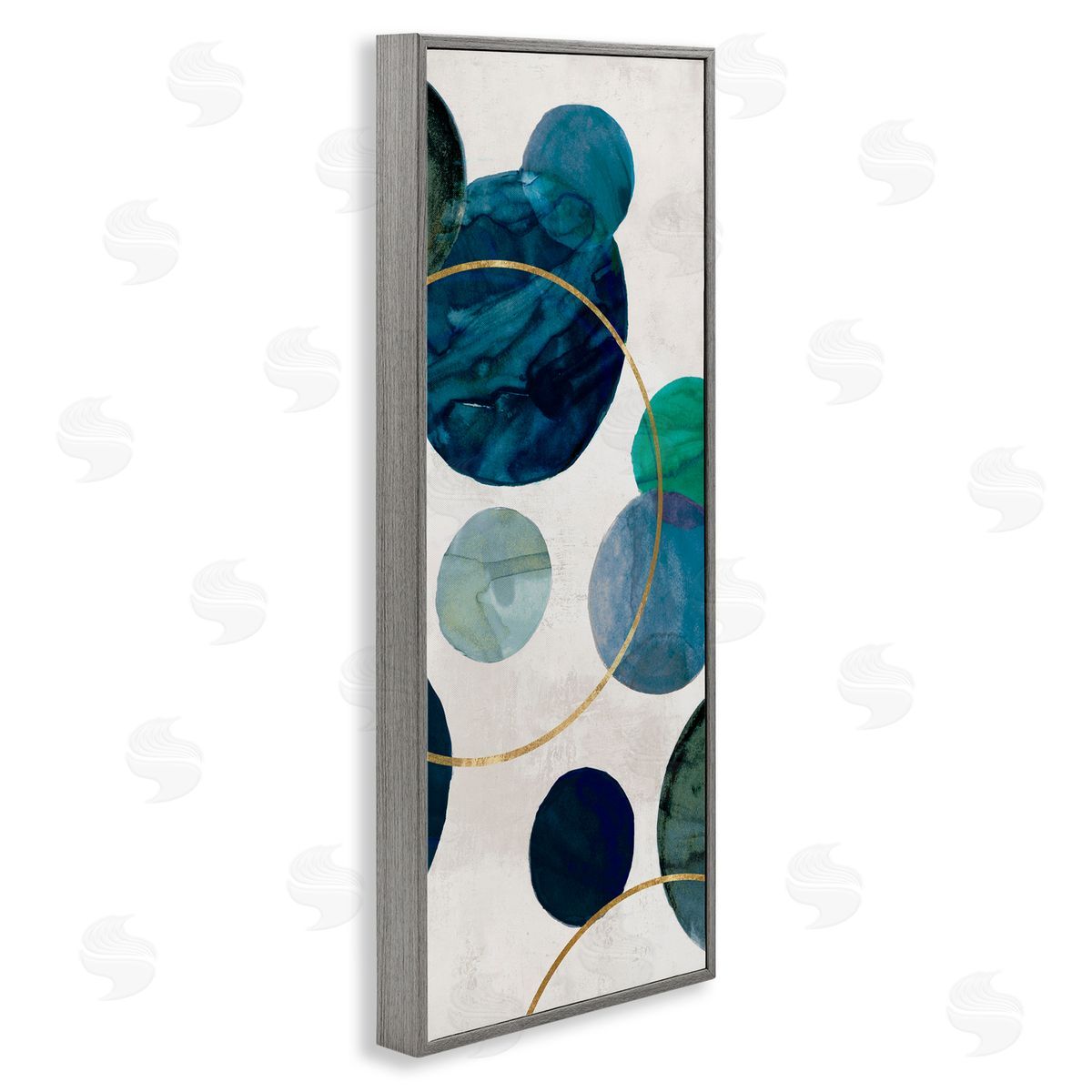 Jacob Q Flowing Rotation Circles Canvas Wall Art Print