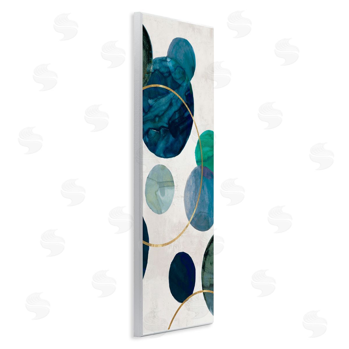 Jacob Q Flowing Rotation Circles Canvas Wall Art Print