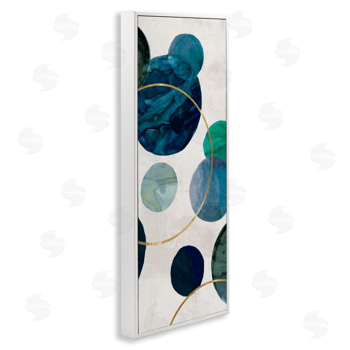 Jacob Q Flowing Rotation Circles Canvas Wall Art Print