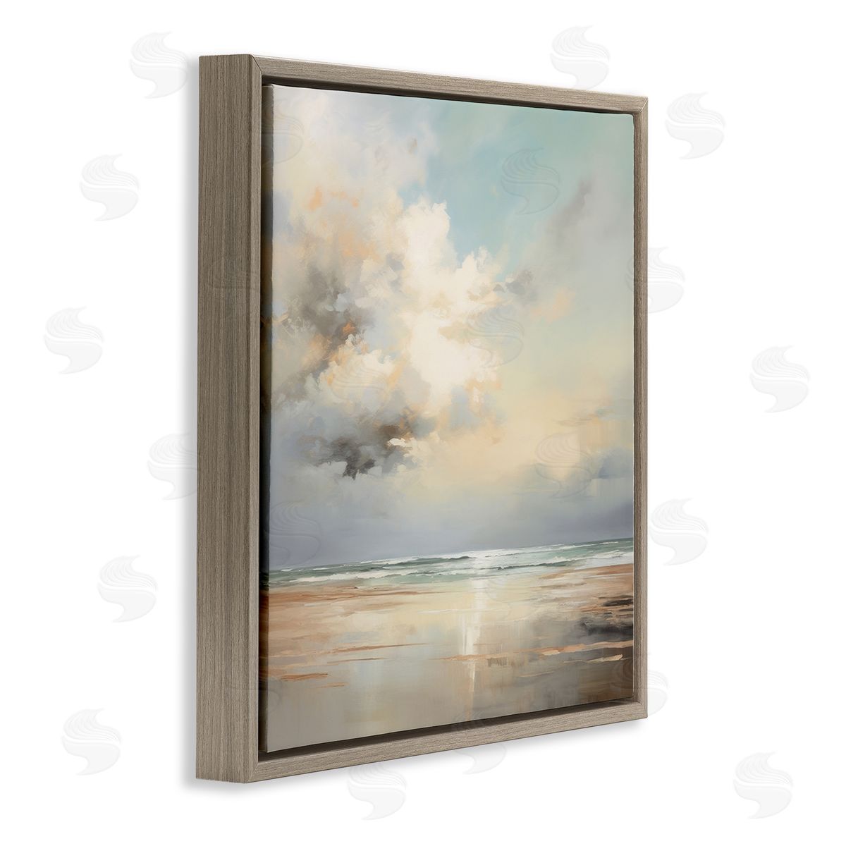 Raymond Powers Tranquil Blue Shores Canvas Wall Art Print