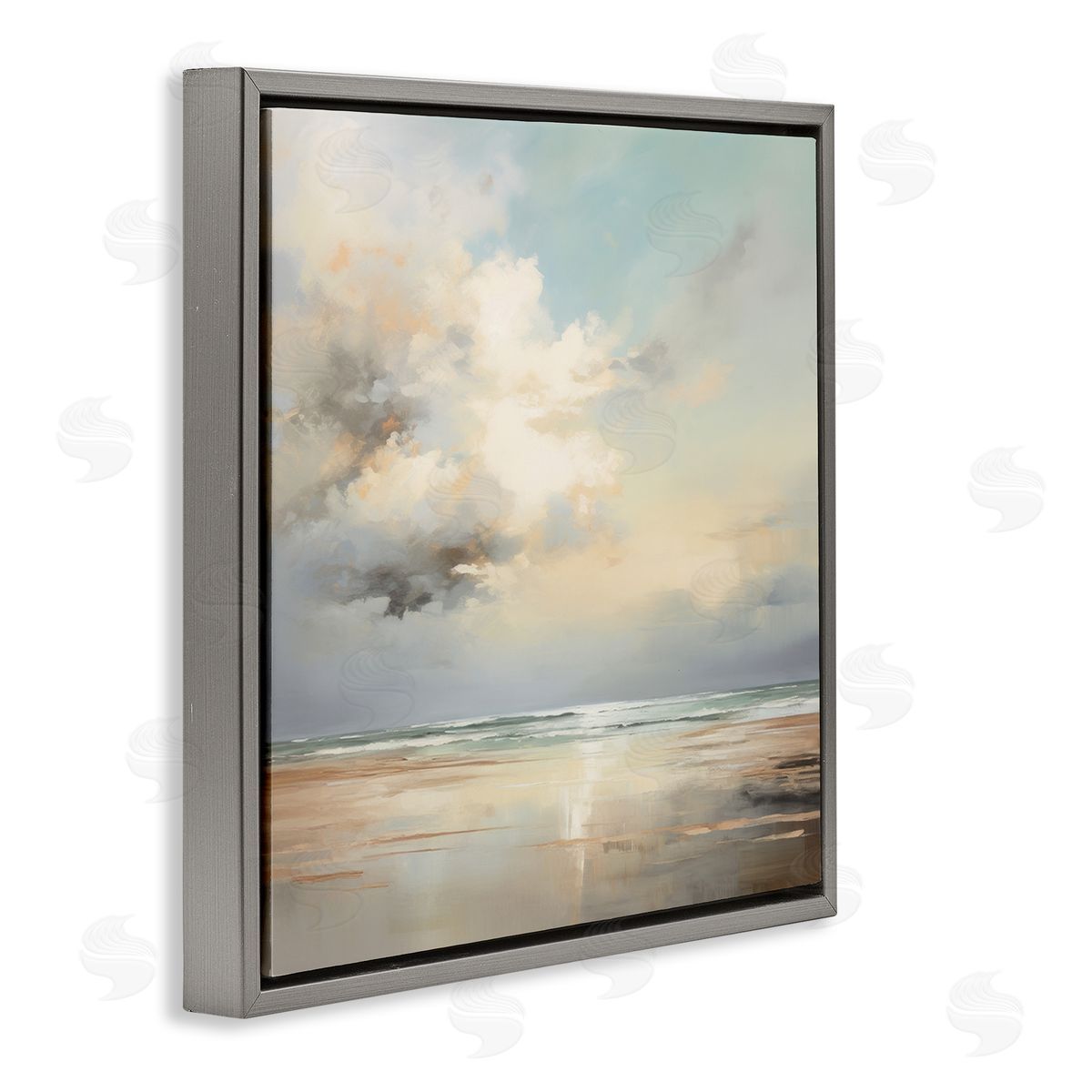 Raymond Powers Tranquil Blue Shores Canvas Wall Art Print