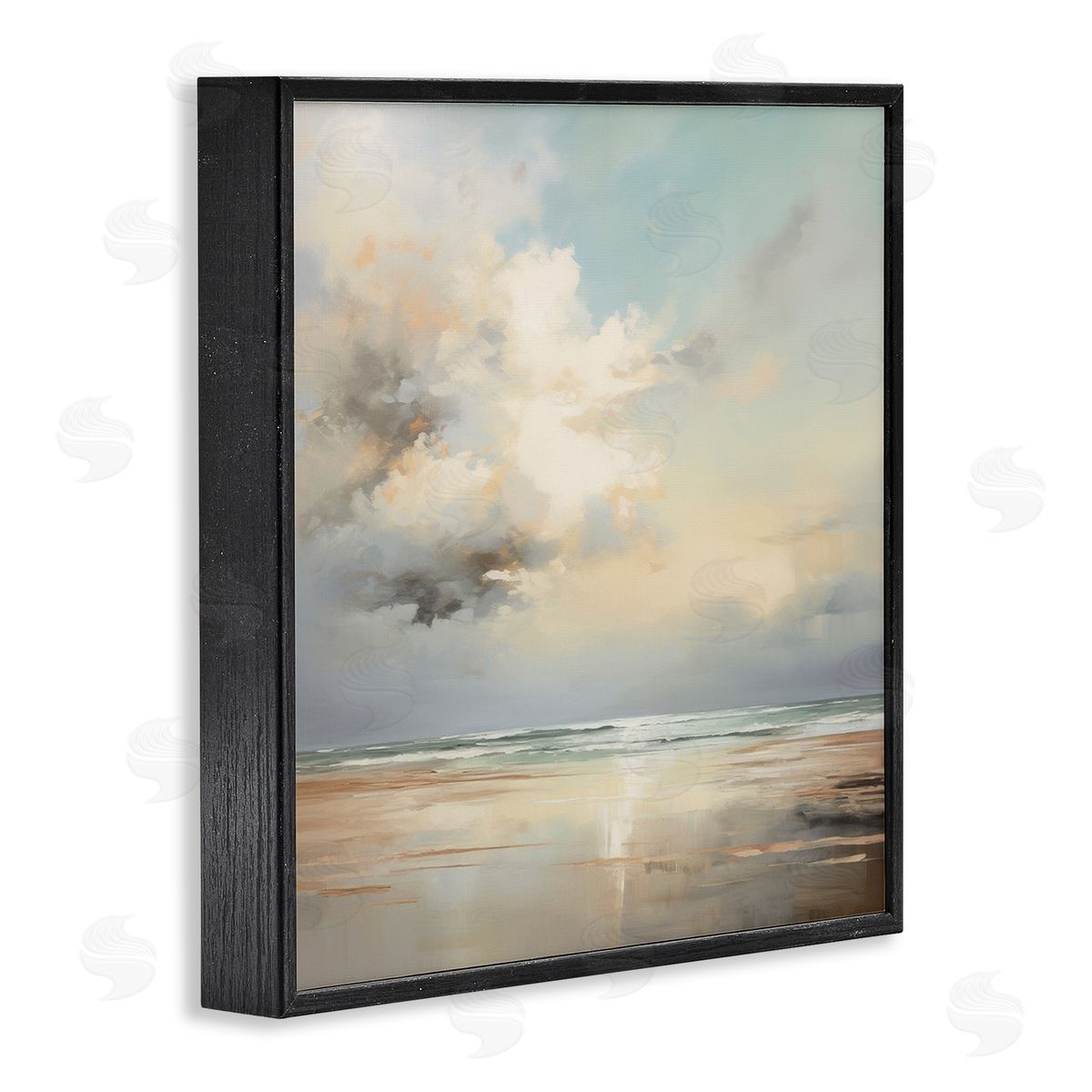 Raymond Powers Tranquil Blue Shores Canvas Wall Art Print