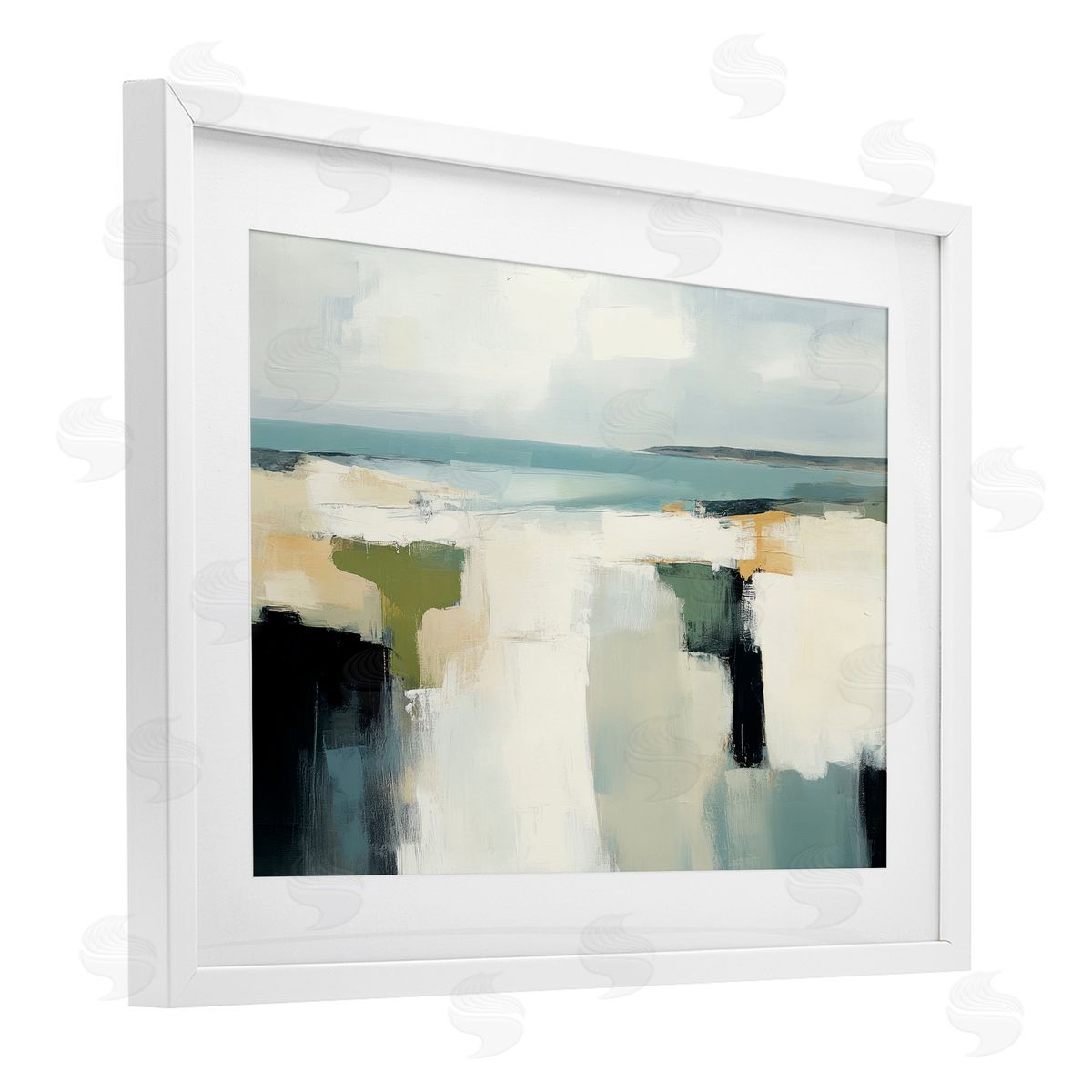 Irena Orlov Pastel Brushed Plains Canvas Wall Art Print