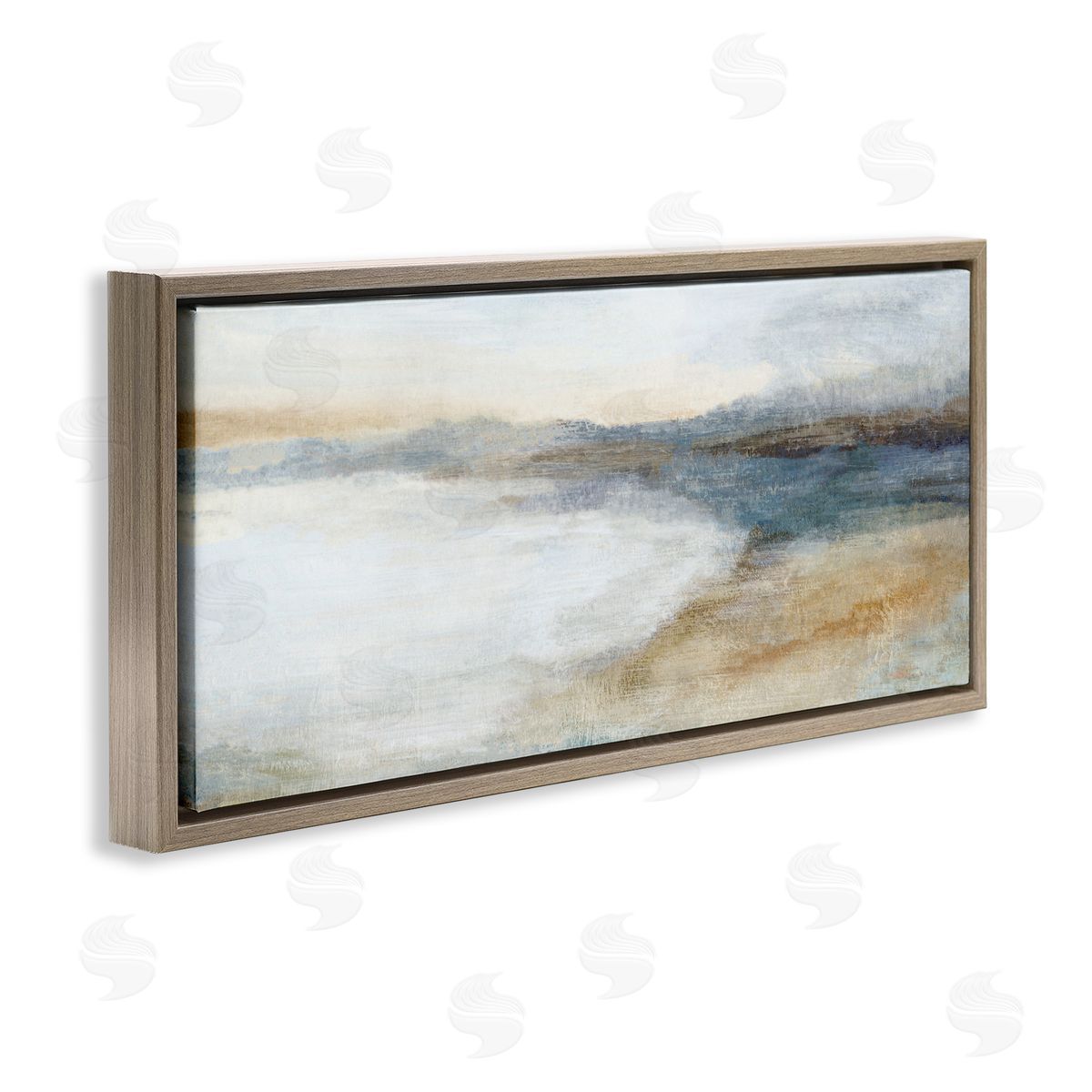 Hannah Dawson Coastal Warmth Abstraction Canvas Wall Art Print