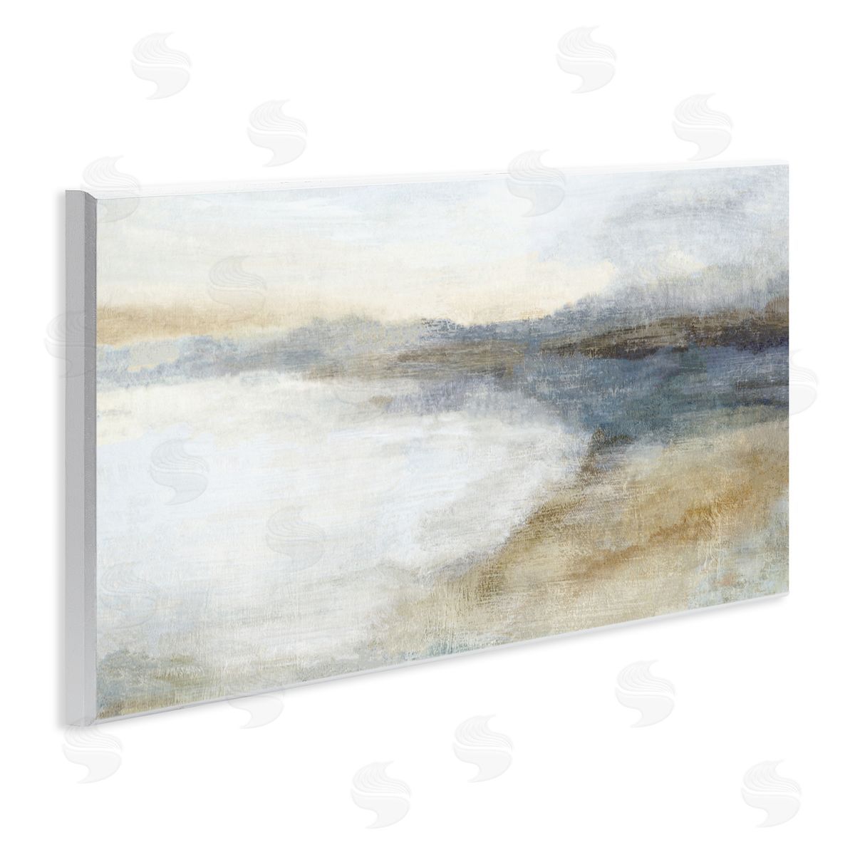 Hannah Dawson Coastal Warmth Abstraction Canvas Wall Art Print