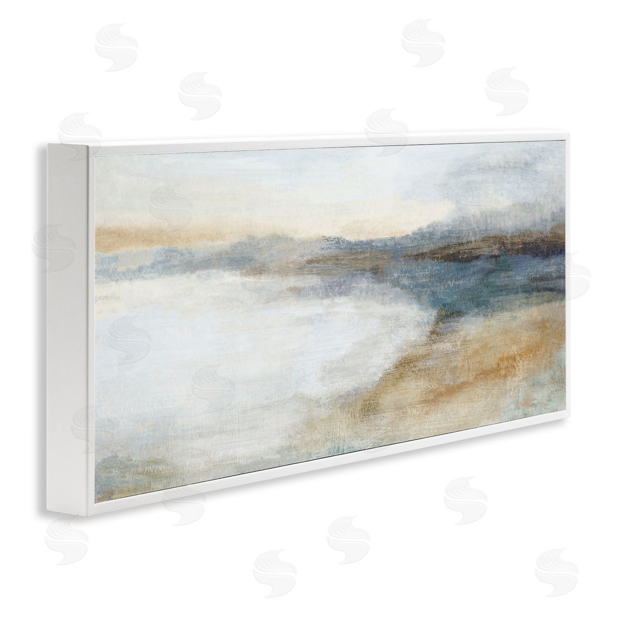 Hannah Dawson Coastal Warmth Abstraction Canvas Wall Art Print