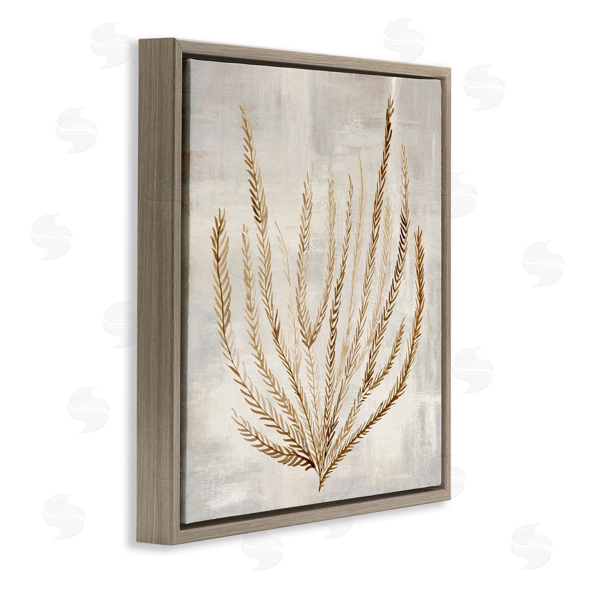 Hannah Dawson Beige Tide Coral Canvas Wall Art Print