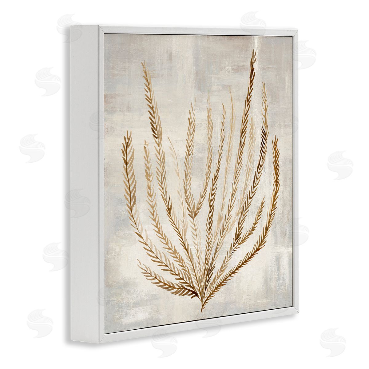 Hannah Dawson Beige Tide Coral Canvas Wall Art Print