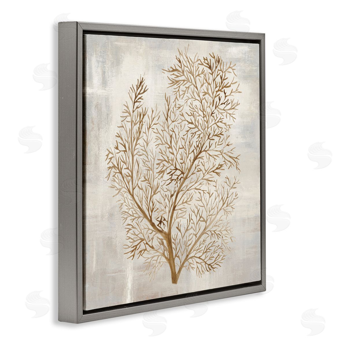 Hannah Dawson Beige Tides Botanical Canvas Wall Art Print