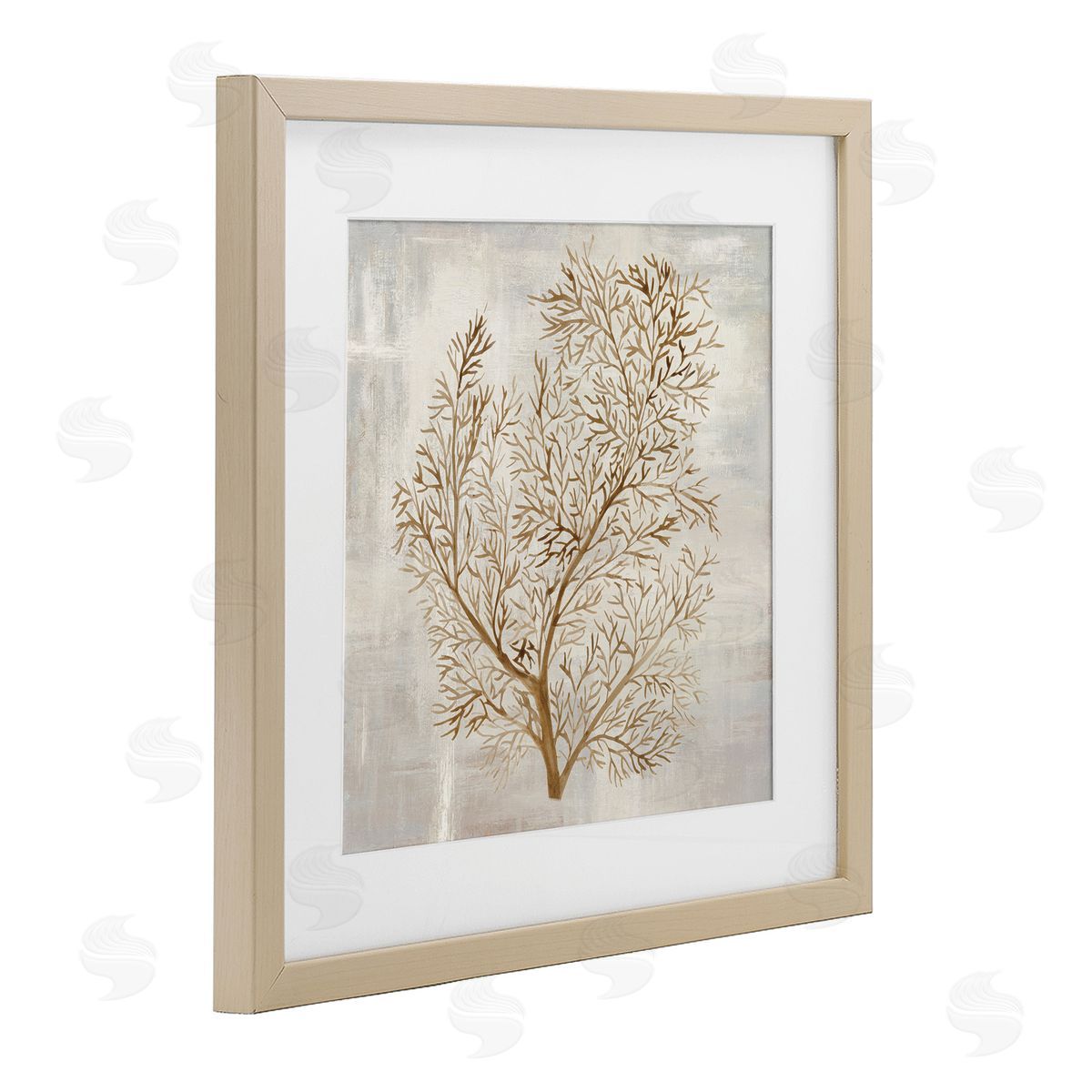 Hannah Dawson Beige Tides Botanical Canvas Wall Art Print