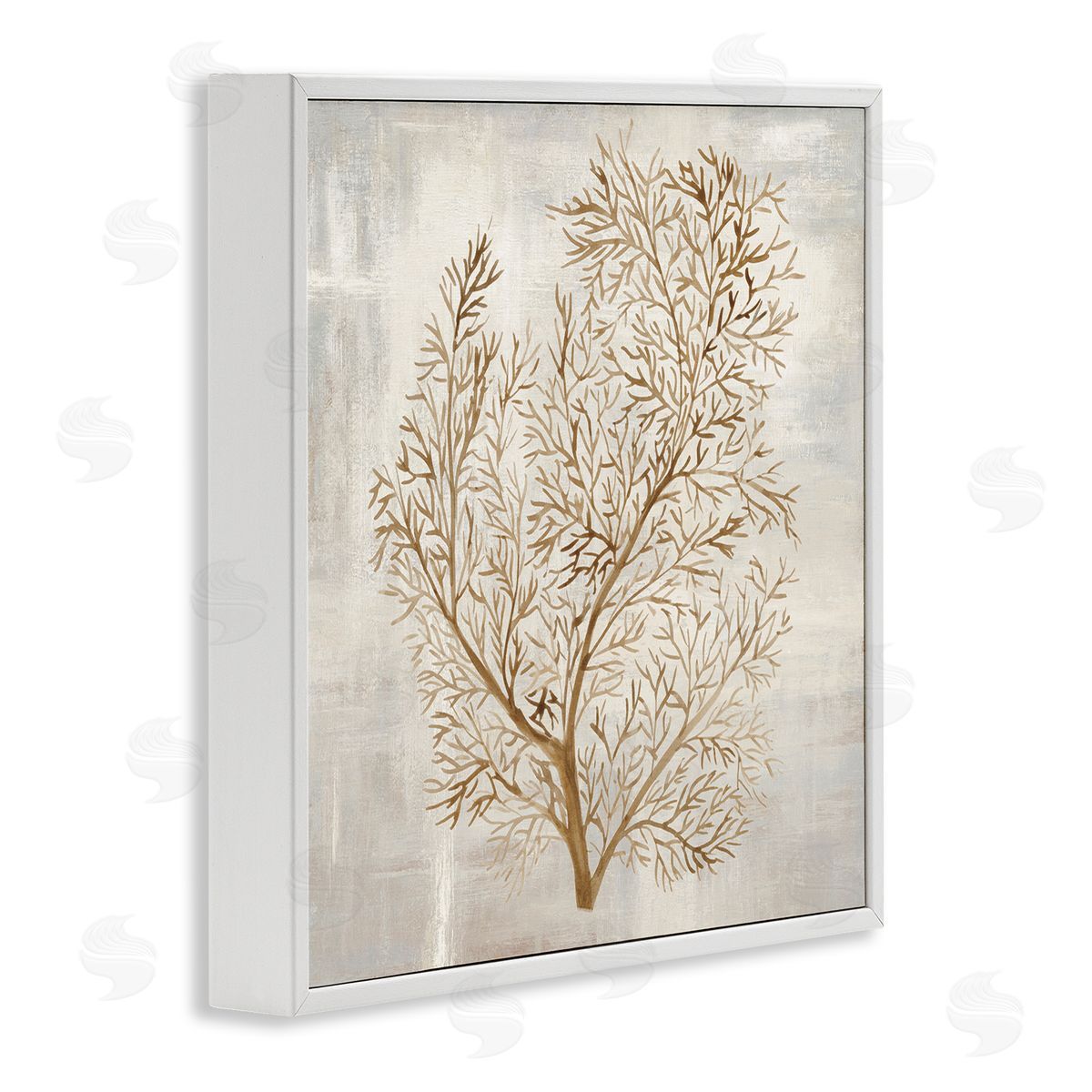 Hannah Dawson Beige Tides Botanical Canvas Wall Art Print