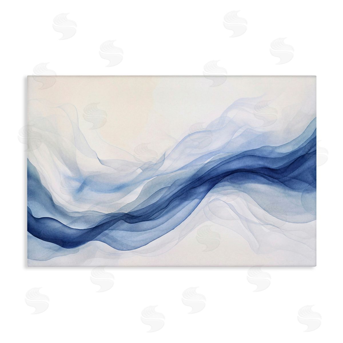 Andrea Haase Abstract Indigo Mist Canvas Wall Art Print