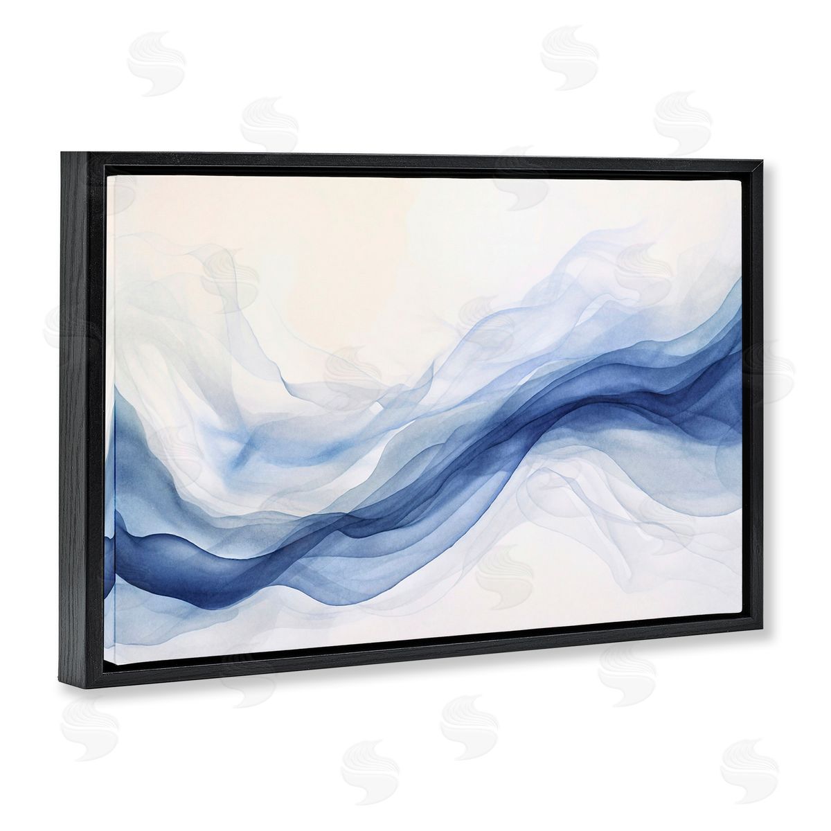Andrea Haase Abstract Indigo Mist Canvas Wall Art Print