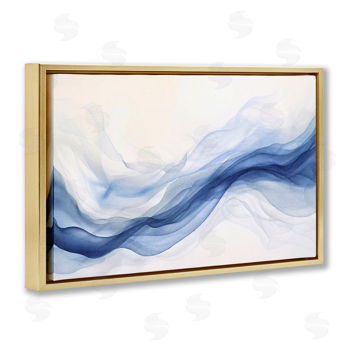 Andrea Haase Abstract Indigo Mist Canvas Wall Art Print