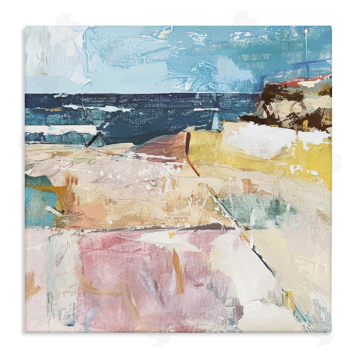 Raymond Powers Modern Echoes Of Light Canvas Wall Art Print