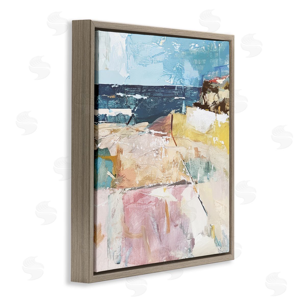 Raymond Powers Modern Echoes Of Light Canvas Wall Art Print
