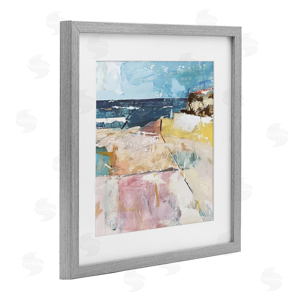 Raymond Powers Modern Echoes Of Light Canvas Wall Art Print