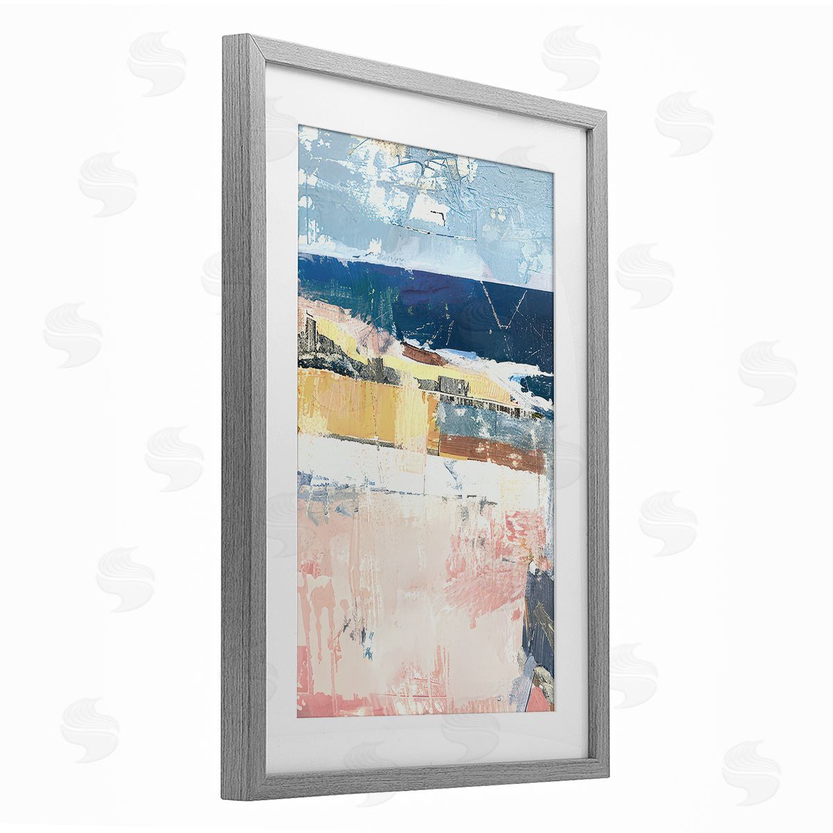 Raymond Powers Dynamic Echoes Of Light Canvas Wall Art Print