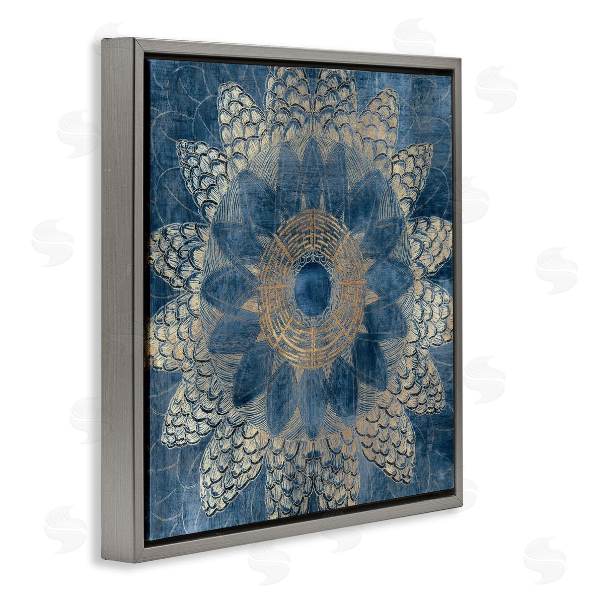 Jacob Q Bohemian Waves Mandala Canvas Wall Art Print