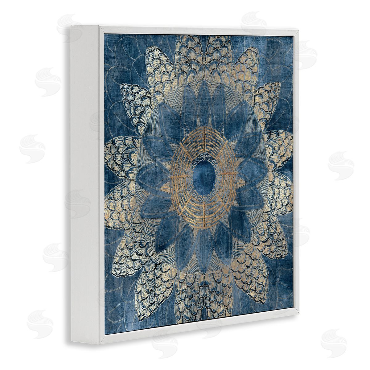 Jacob Q Bohemian Waves Mandala Canvas Wall Art Print